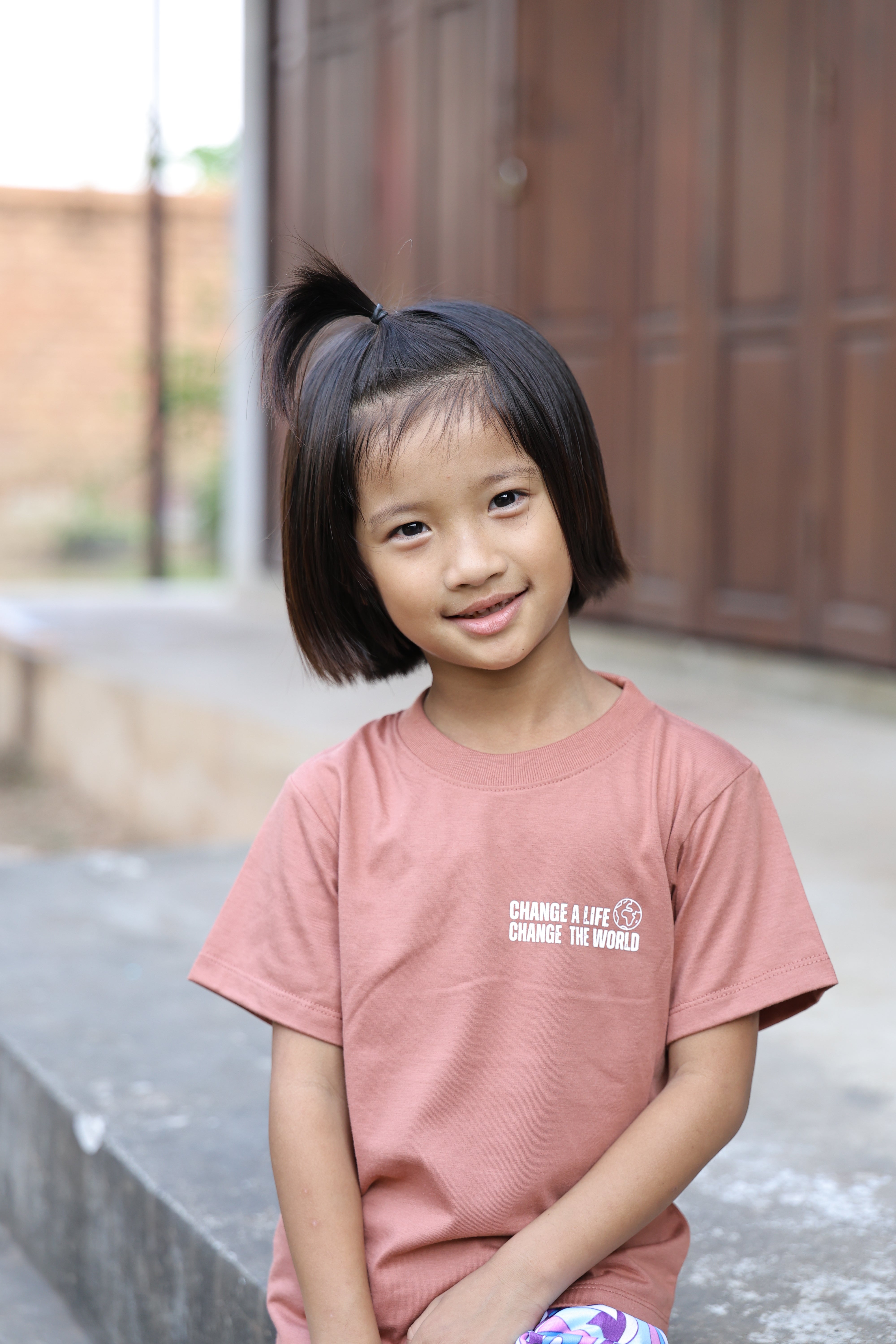Children's PRH Bubble Letter Shirt - Rose Gold