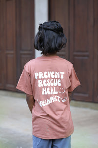 Children's PRH Bubble Letter Shirt - Rose Gold